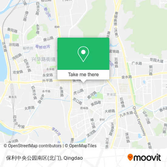 保利中央公园南区(北门) map
