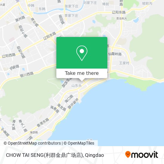 CHOW TAI SENG(利群金鼎广场店) map
