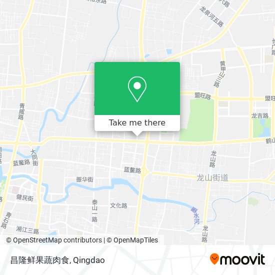 昌隆鲜果蔬肉食 map