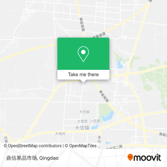 鼎信果品市场 map