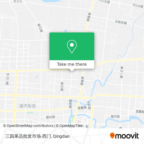 三园果品批发市场-西门 map