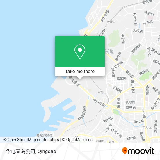 华电青岛公司 map