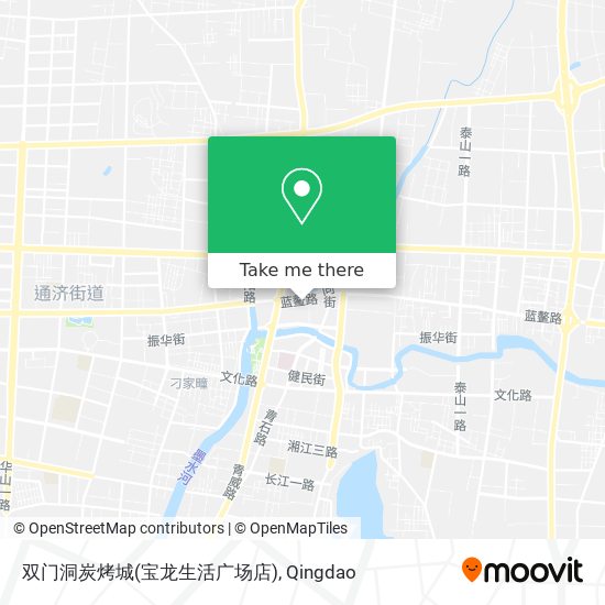双门洞炭烤城(宝龙生活广场店) map