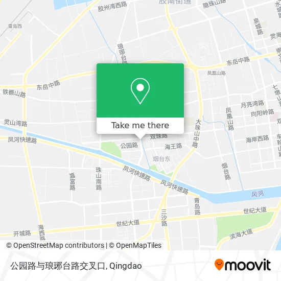 公园路与琅琊台路交叉口 map