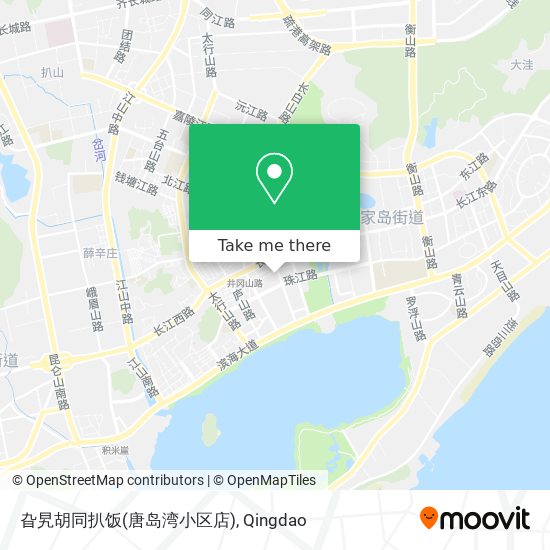 旮旯胡同扒饭(唐岛湾小区店) map