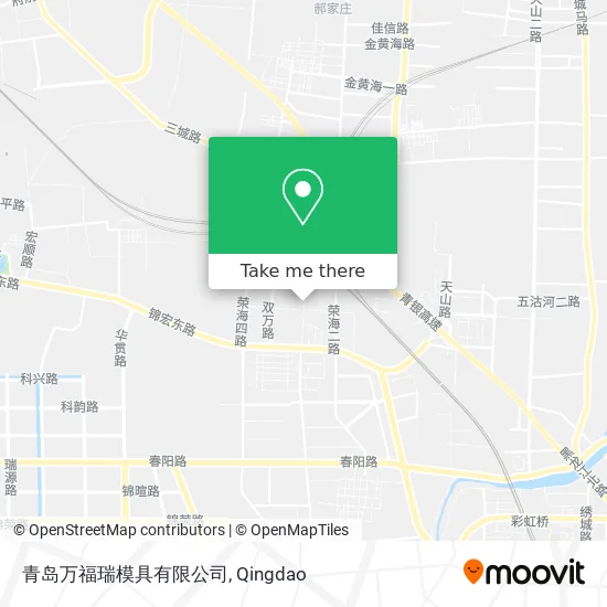 青岛万福瑞模具有限公司 map