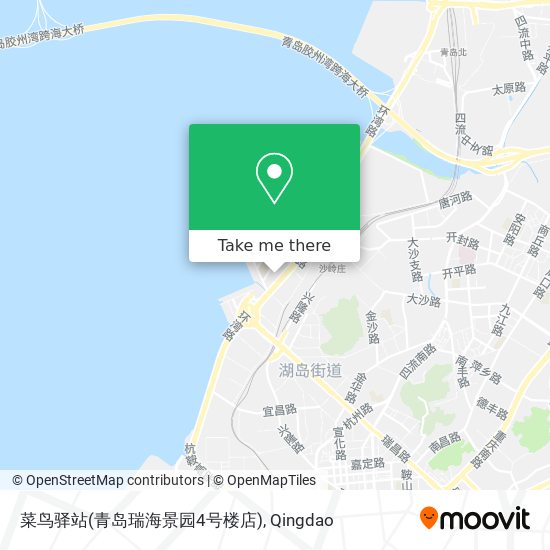 菜鸟驿站(青岛瑞海景园4号楼店) map