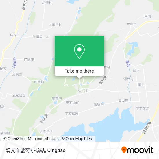 观光车蓝莓小镇站 map