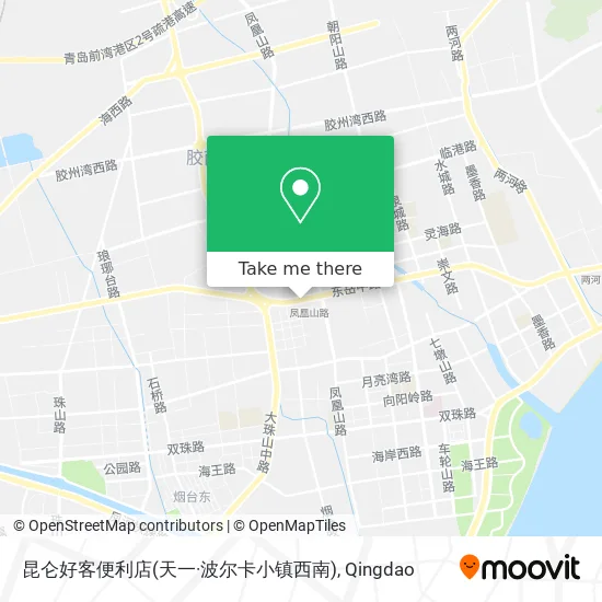 昆仑好客便利店(天一·波尔卡小镇西南) map