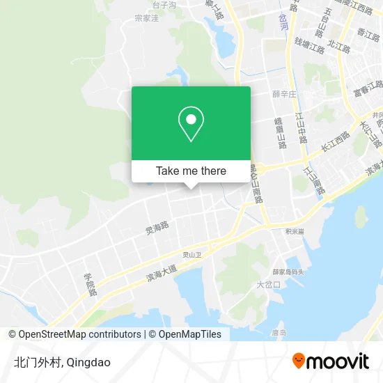 北门外村 map