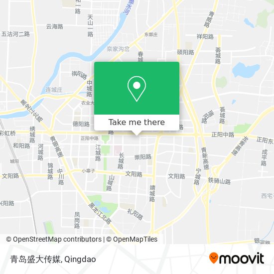 青岛盛大传媒 map