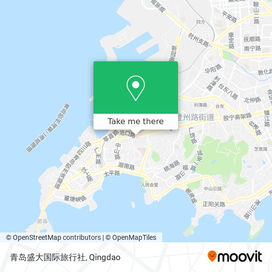 青岛盛大国际旅行社 map