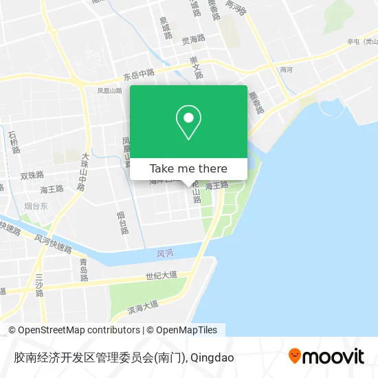 胶南经济开发区管理委员会(南门) map