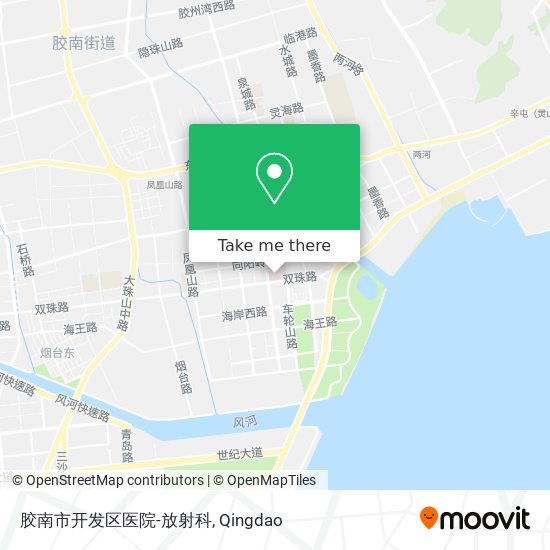 胶南市开发区医院-放射科 map