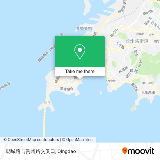 朝城路与贵州路交叉口 map