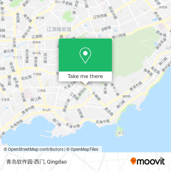 青岛软件园-西门 map