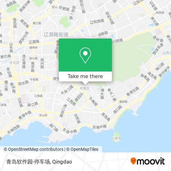 青岛软件园-停车场 map
