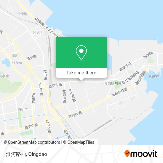 淮河路西 map