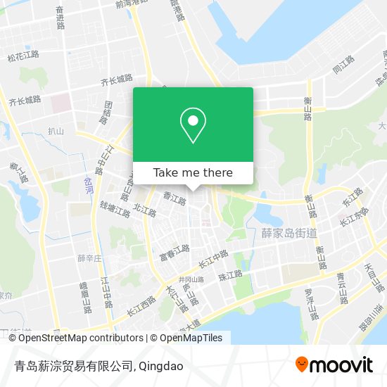 青岛薪淙贸易有限公司 map