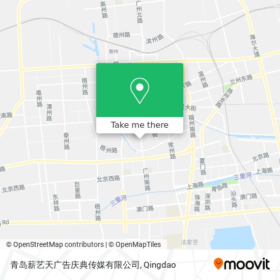 青岛薪艺天广告庆典传媒有限公司 map