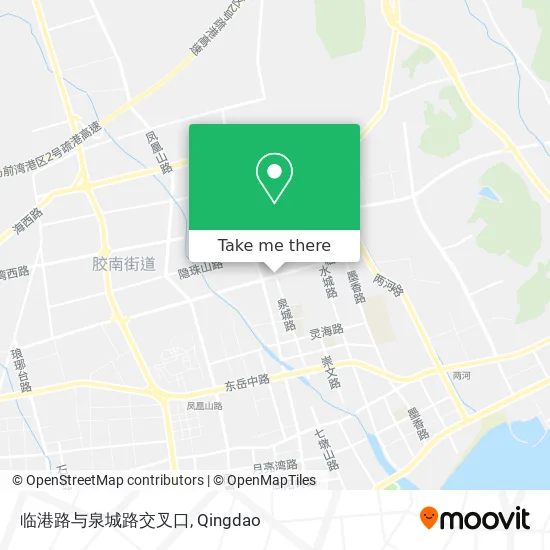 临港路与泉城路交叉口 map