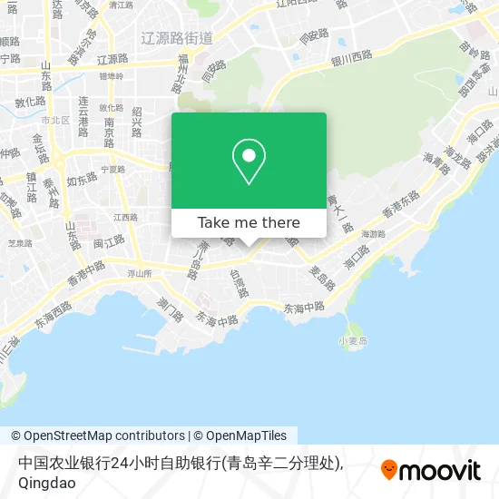 中国农业银行24小时自助银行(青岛辛二分理处) map