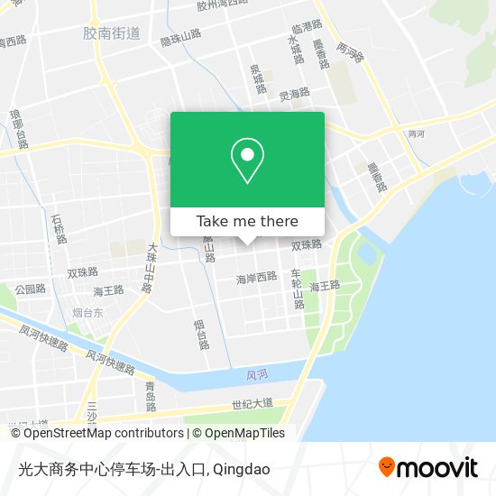 光大商务中心停车场-出入口 map