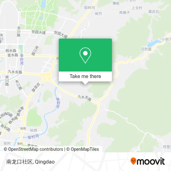 南龙口社区 map