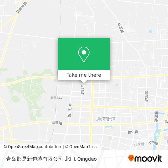 青岛郡是新包装有限公司-北门 map