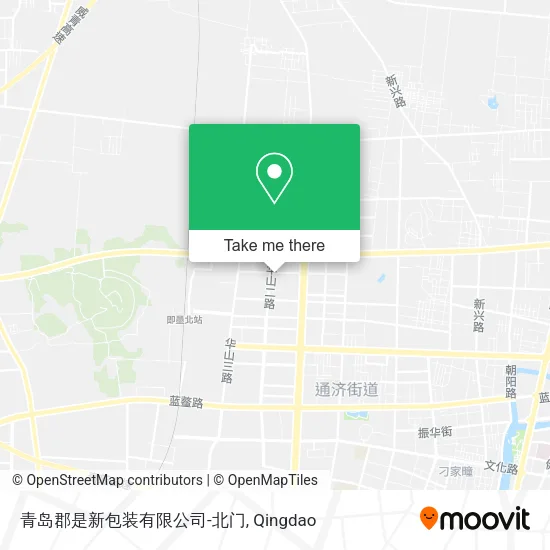 青岛郡是新包装有限公司-北门 map