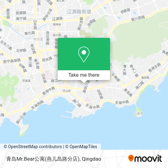 青岛Mr.Bear公寓(燕儿岛路分店) map