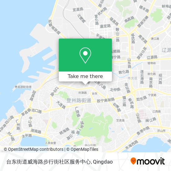 台东街道威海路步行街社区服务中心 map