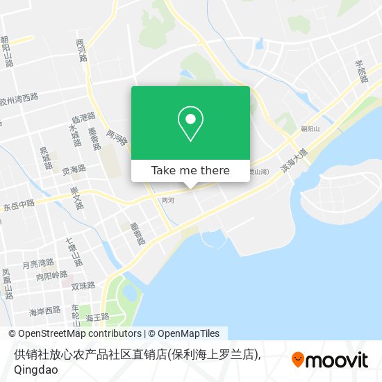 供销社放心农产品社区直销店(保利海上罗兰店) map