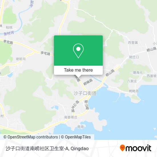 沙子口街道南崂社区卫生室-A map