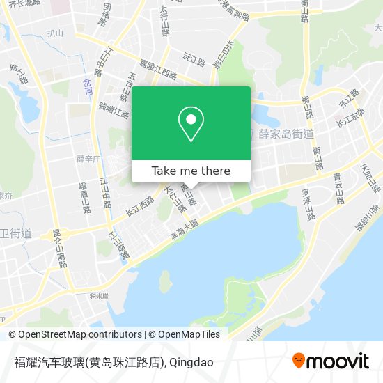 福耀汽车玻璃(黄岛珠江路店) map
