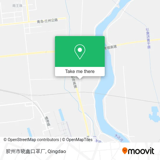 胶州市晓鑫口罩厂 map