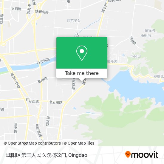 城阳区第三人民医院-东2门 map