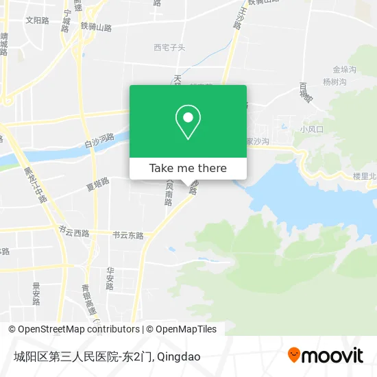 城阳区第三人民医院-东2门 map