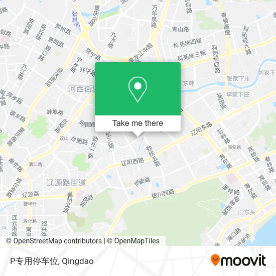 P专用停车位 map