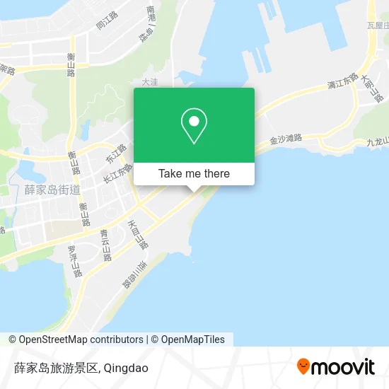 薛家岛旅游景区 map