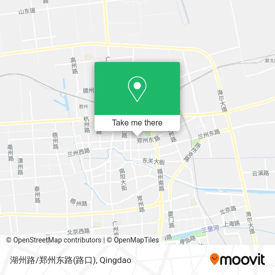 湖州路/郑州东路(路口) map