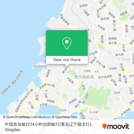 中国农业银行24小时自助银行(青岛辽宁路支行) map