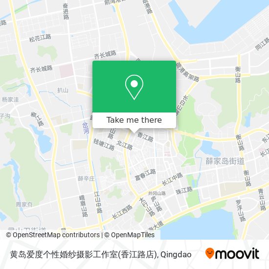 黄岛爱度个性婚纱摄影工作室(香江路店) map