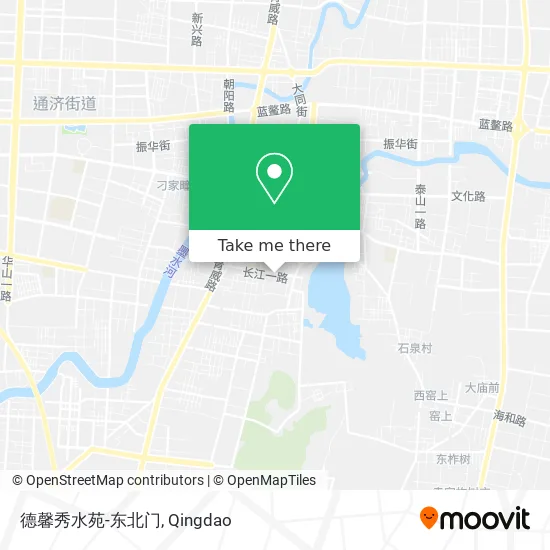 德馨秀水苑-东北门 map