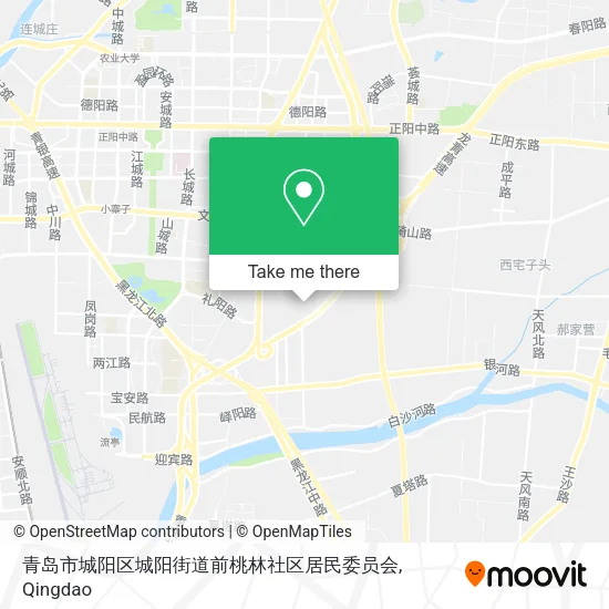 青岛市城阳区城阳街道前桃林社区居民委员会 map