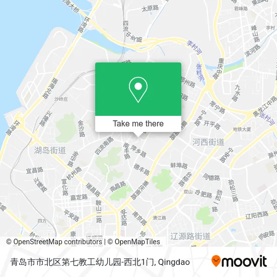 青岛市市北区第七教工幼儿园-西北1门 map