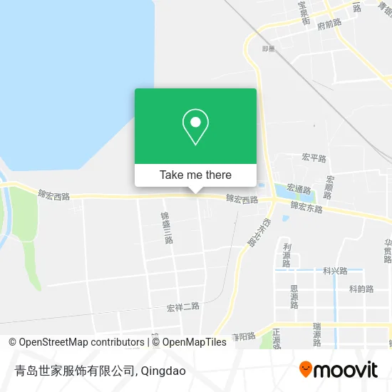 青岛世家服饰有限公司 map