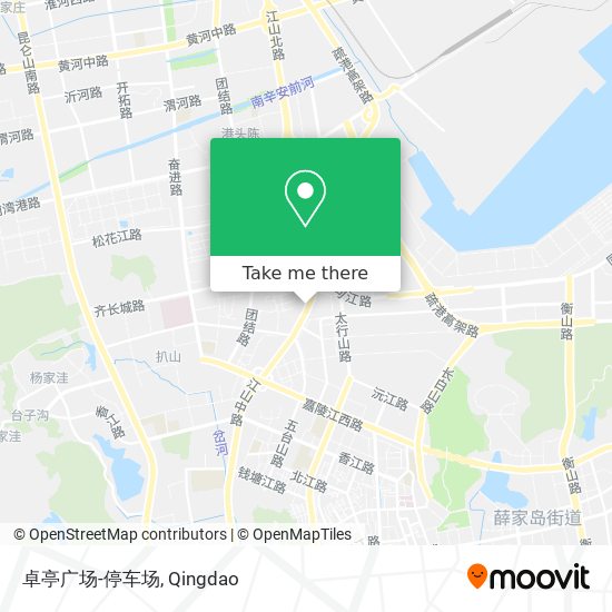 卓亭广场-停车场 map