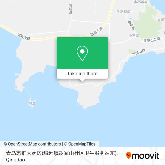 青岛惠群大药房(琅琊镇胡家山社区卫生服务站东) map