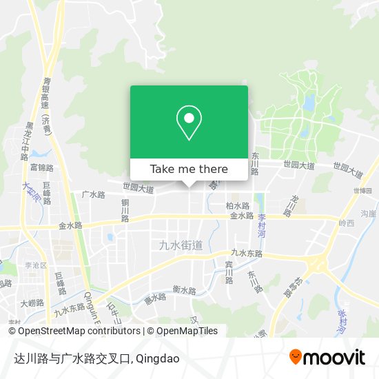 达川路与广水路交叉口 map